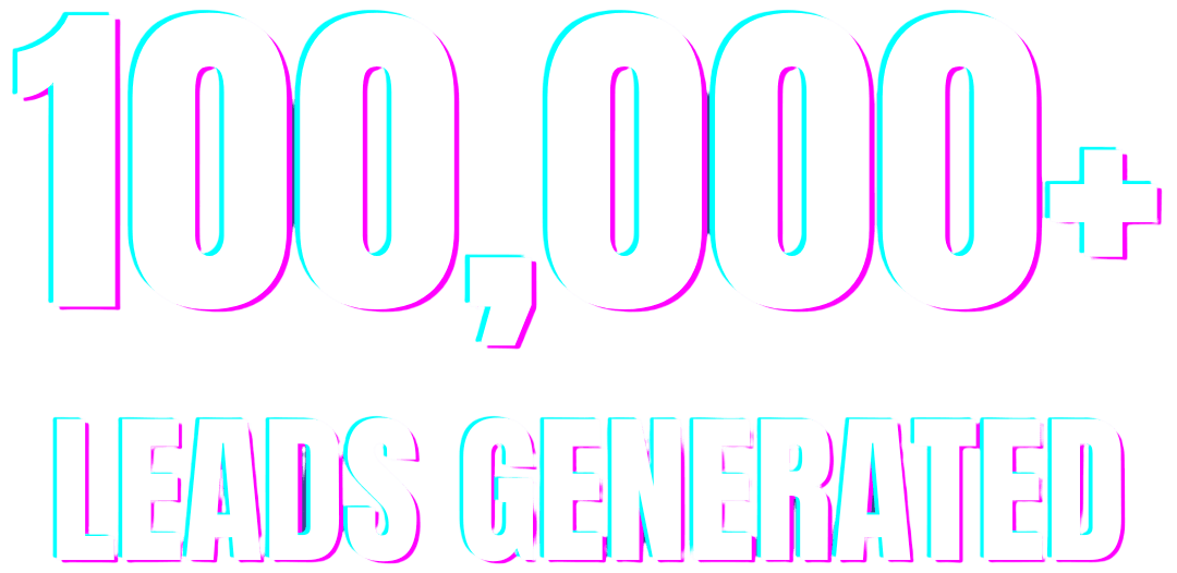 Generated over 100,000 qualified leads through live performances